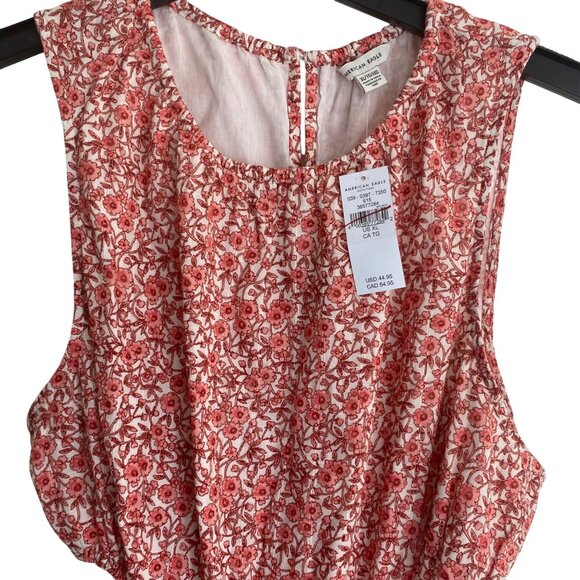 American Eagle Floral Cutout Romper – XL NWT Summer BOHO Festival Style NWT - Picture 2 of 11